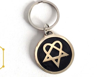 Llavero HIM - Heartagram Keychain - Ville Valo HIM Band