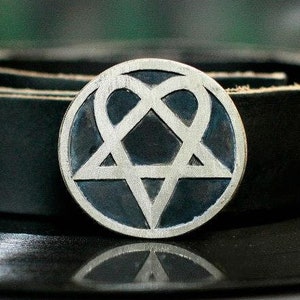 Heartagram Belt Buckle - HIM - Ville Valo Love Metal