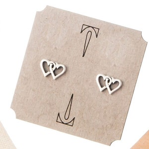 Funeral of Hearts Earrings - Ville Valo Heartgram Love Metal - Jewelry