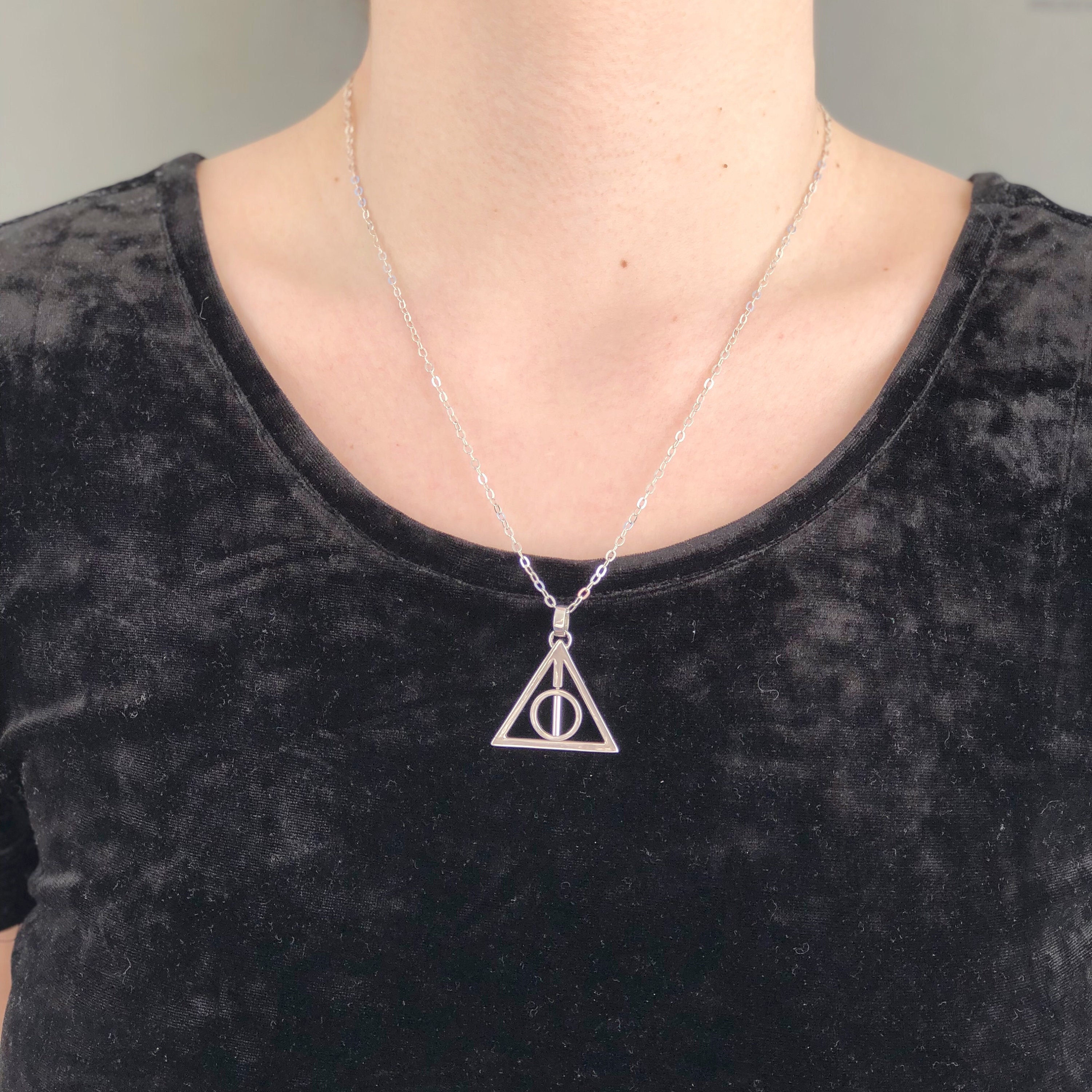 Deathly shop hallows pendant