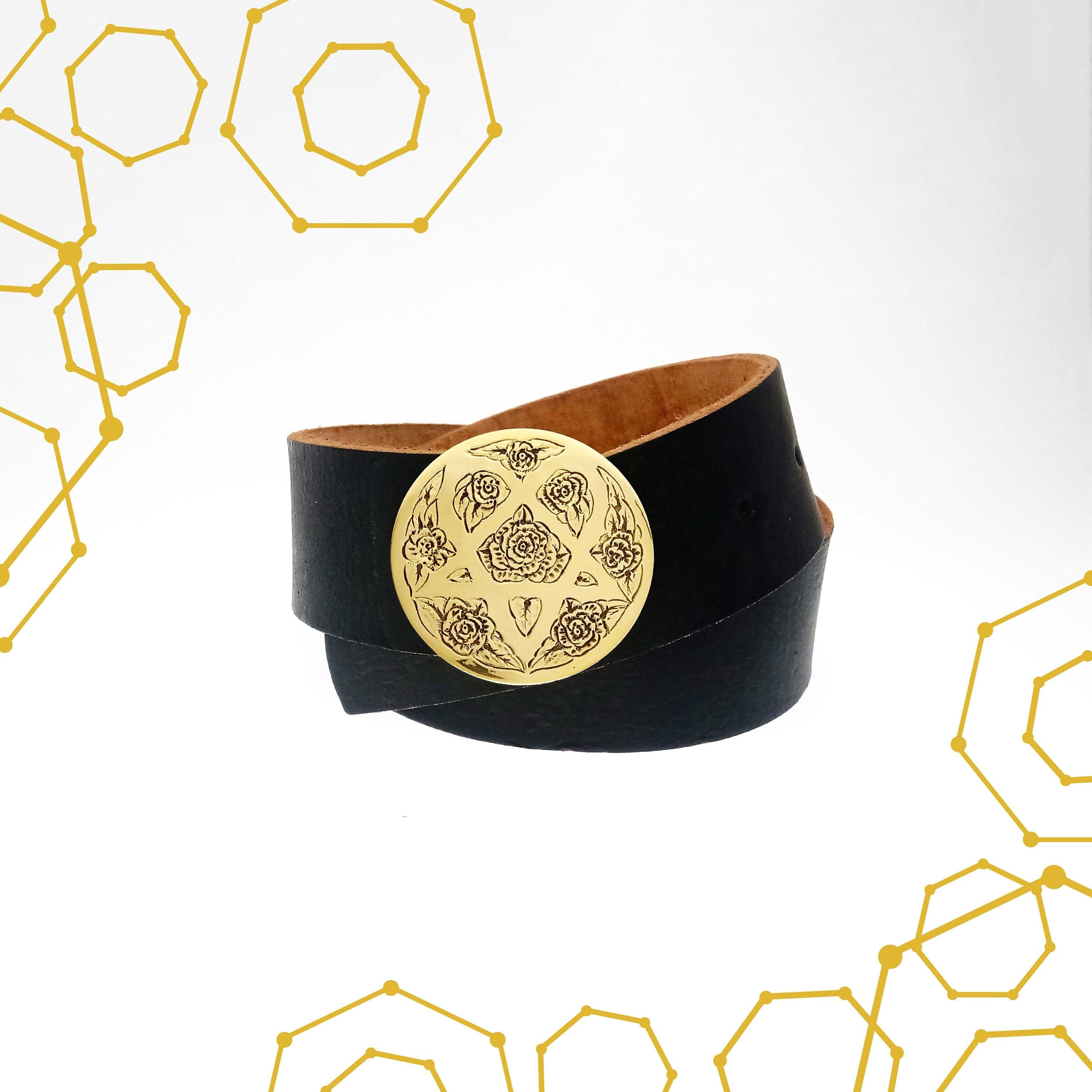 Heartagram belt buckle sales