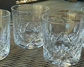 4 Lot Waterford Crystal Lismore Old Fashioned Tumbler Glasses 3 3 8 quot Mint