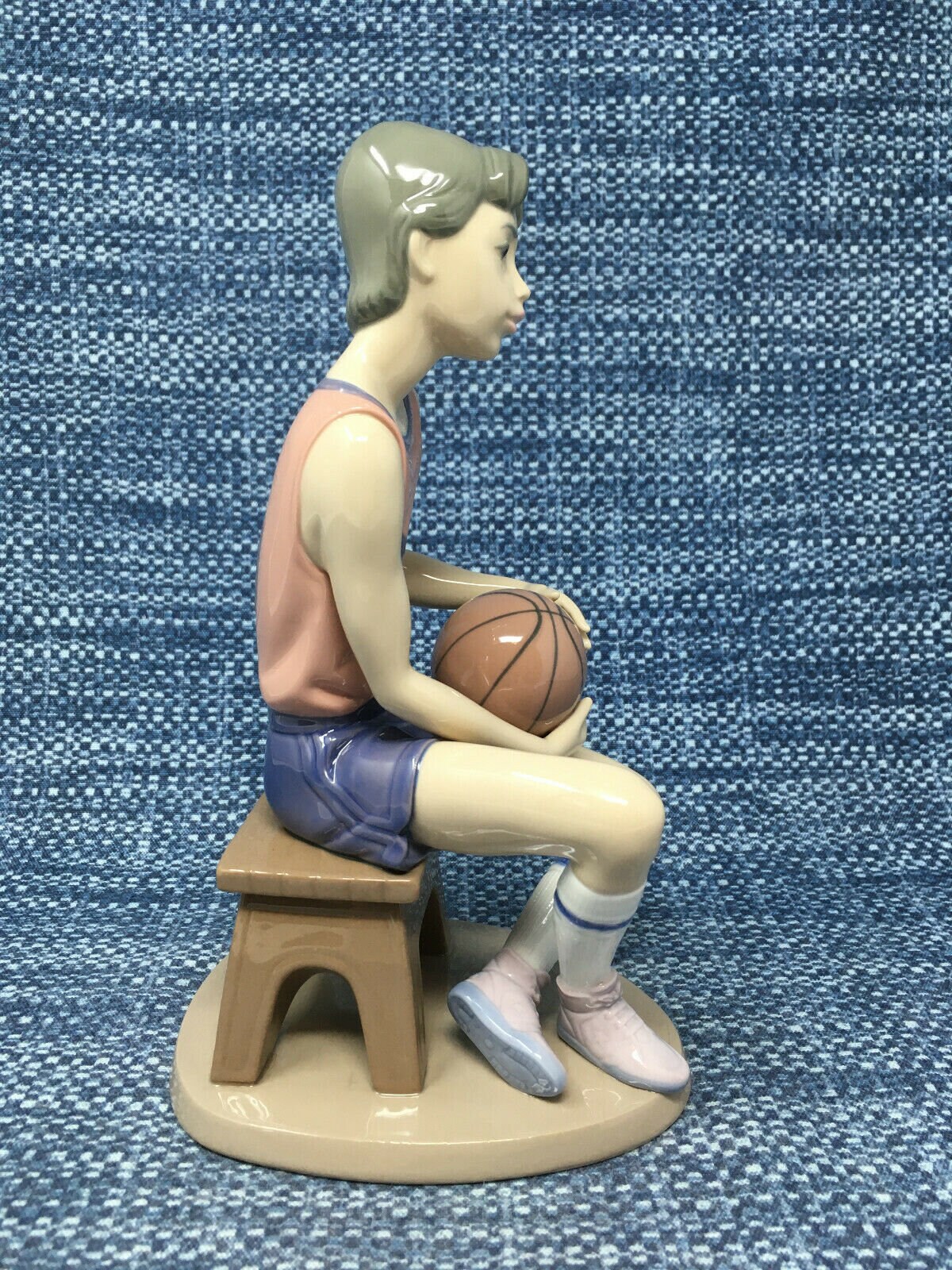 Lladro 6091 Basketball Player Figurine Spain 9.25 Mint Etsy