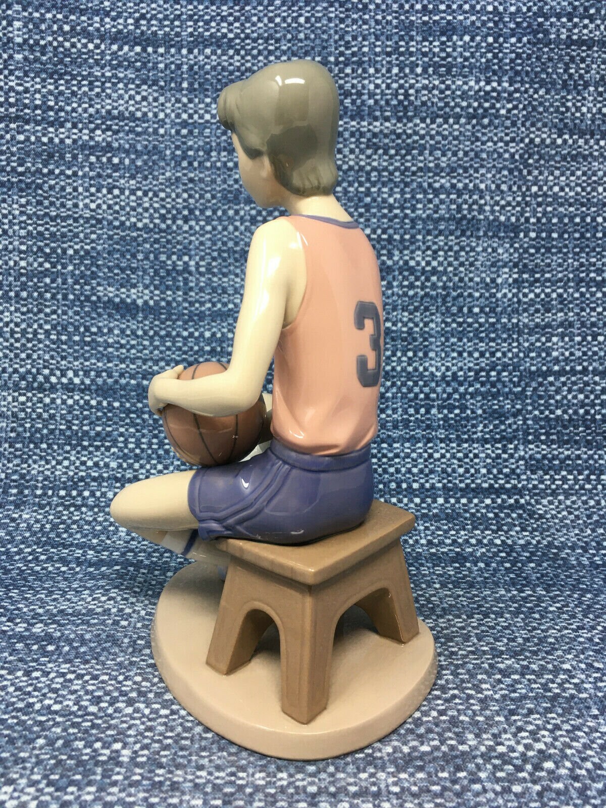 Lladro 6091 Basketball Player Figurine Spain 9.25 Mint Etsy