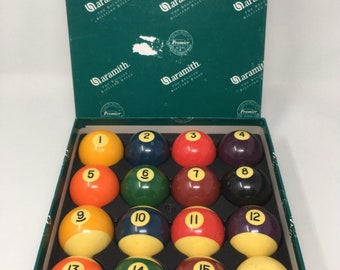 Aramith Preimer Pool Billiard Balls Set Belgian 2 1/4 in Box