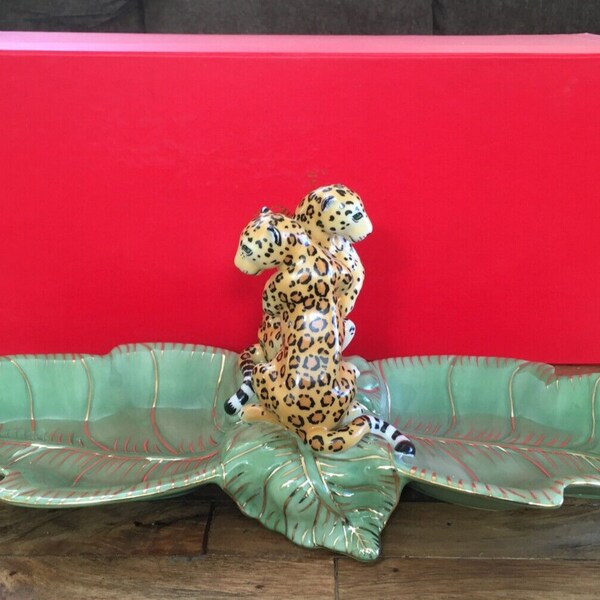 A LYNN CHASE DESIGNS PORCELAIN 'JAGUAR JUNGLE' PATTERN PART DINNER-SERVICE, MODERN, BLACK PRINTED FACTORY MARKS | Christie's