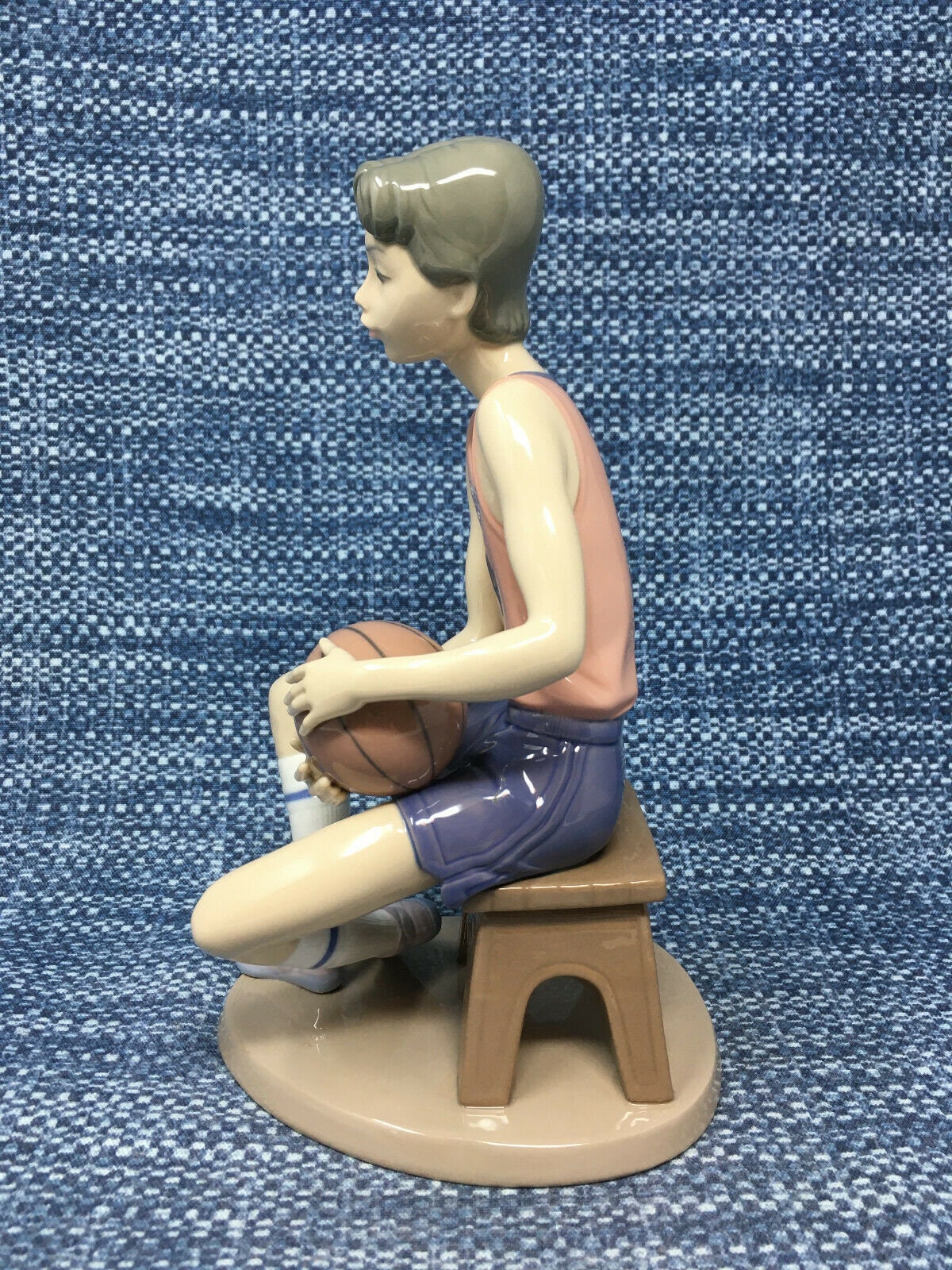 Lladro 6091 Basketball Player Figurine Spain 9.25 Mint Etsy