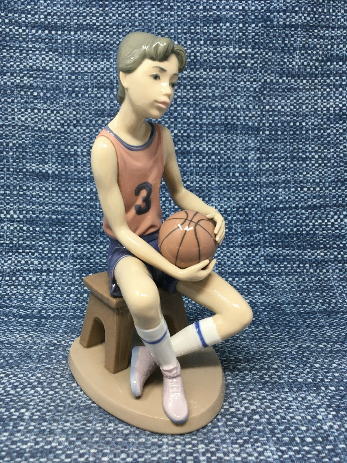 Lladro 6091 Basketball Player Figurine Spain 9.25 Mint Etsy