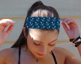 Diadema Anchor Performance, diadema ancha estilo boho para fitness.