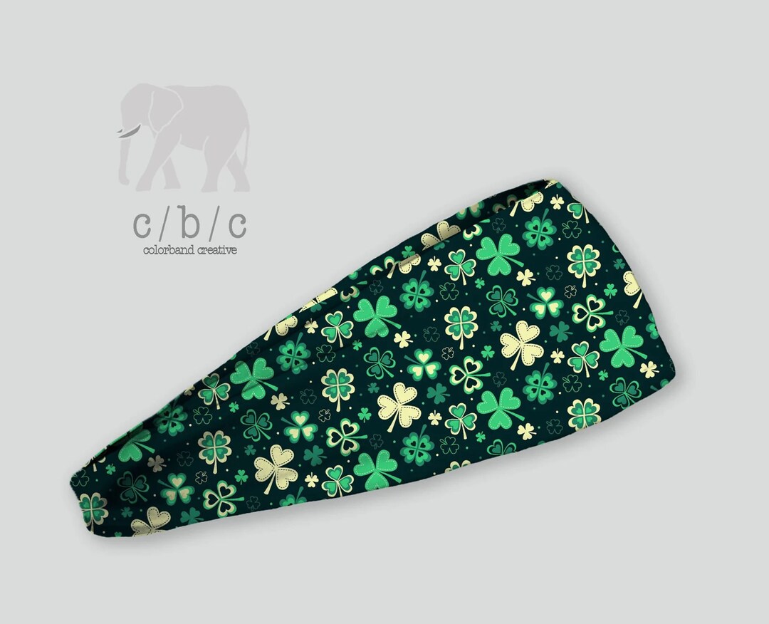 St Patricks Day Headband Irish Headband Shamrock Headband Etsy