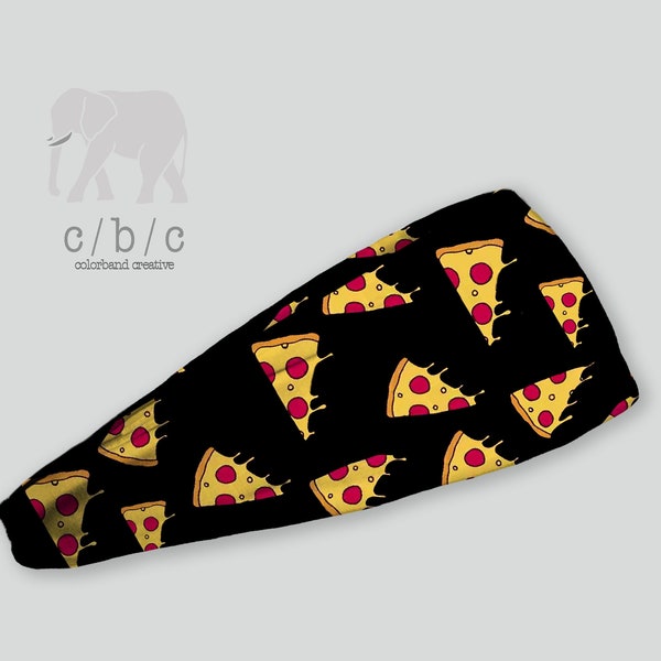 Pizza Headband, Yoga Headband, Fitness Headband, Running Headband, Indie Headband, Custom Headband, Girls Headband, Printed Headband