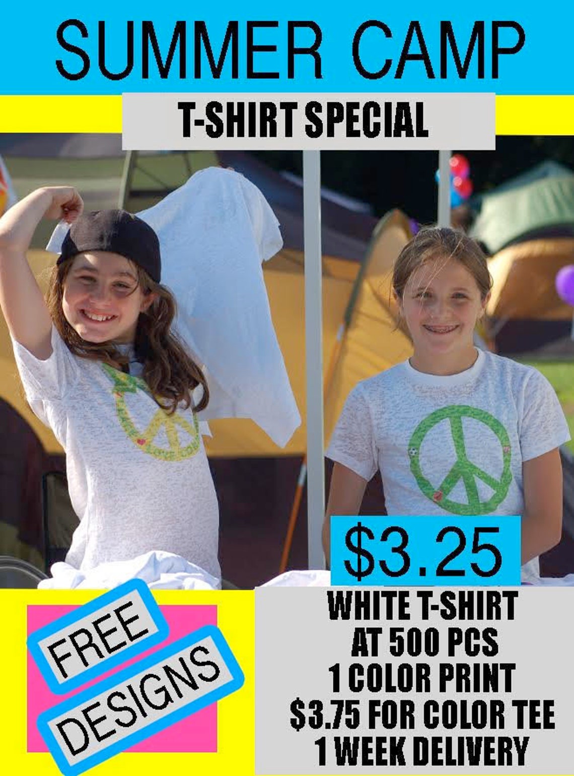 Summer Camp Tshirts Custom Apparel Apparel Screen Etsy
