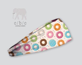 Diadema de donut, diadema de Dunkin' Donut, diadema de boda, diadema de fitness, diadema indie, diadema personalizada, diadema de niña, diadema estampada
