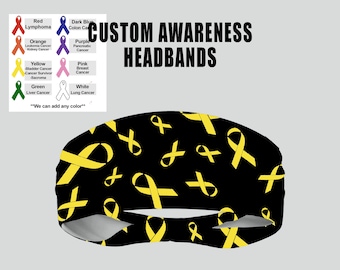 Diadema de giro de concientización sobre el cáncer de mama, diadema de giro de cinta rosa, diadema para adultos, diadema de mujer, diadema de fitness, diadema independiente