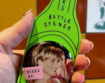 Princess Diana bottle opener