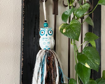 Tassel Owl Teal