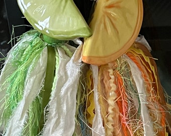 Tassel Orange and Lime