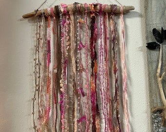 Driftwood Pink wall hanging