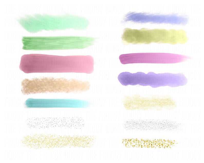 Download Pastel Brush Strokes Clip Art Scrapbooking Clipart Design Clipart Watercolor Brush Brush Clipart Rainbow Brush Strokes Glitter Clipart Clip Art Art Collectibles