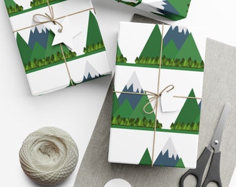 The Mountains Are Calling Gift Wrap