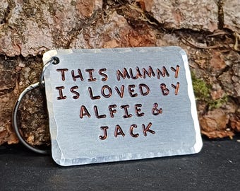 Personalised Mothers Day Keyring Gift | Mummy Custom Keychain