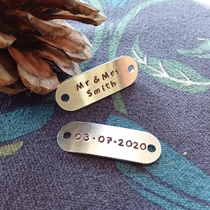 Etiquetas personalizadas para zapatos de boda / Etiquetas para zapatillas de novios / Regalo de boda / Regalo divertido / Regalo de boda personalizado / Recuerdo