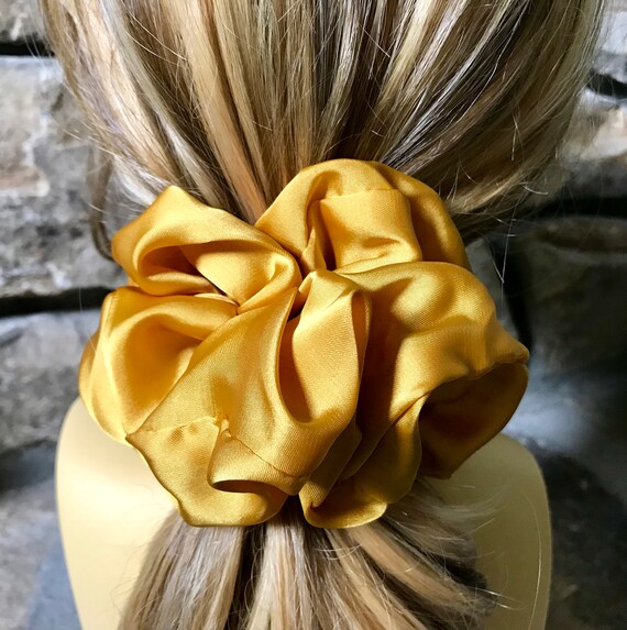 Gold cheap hair scrunchies
