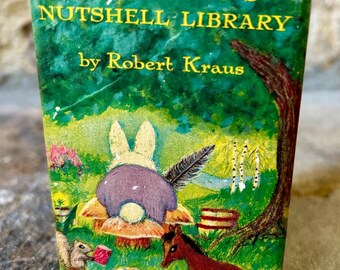 The Bunny's Nutshell Library by Robert Kraus: Mini Book Set - Etsy