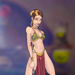 110. Slave Leia 11x17 print