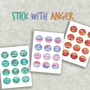Rude Funny Planner Stickers, ECLP and Happy Planner, Instant Naughty Printable Stickers,  Planner Printable Stickers, Cut Lines File