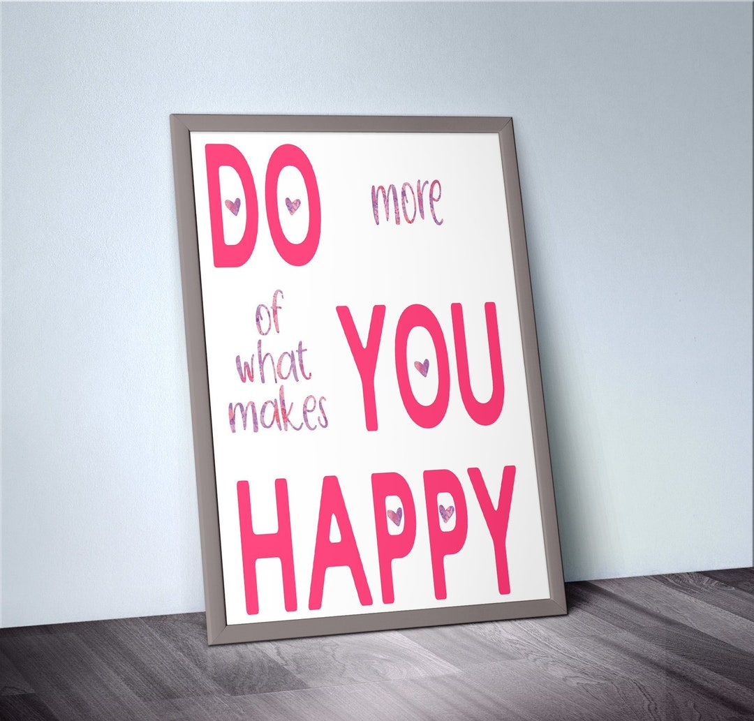Pink Motivational PRINTABLE | Inspirational Wall Art | Pink Typography ...