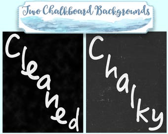 Chalkboard backgrounds, Blackboard Backgrounds, high resolution 20" each, instant download, 2 digital sheets, pages paper, commercial use