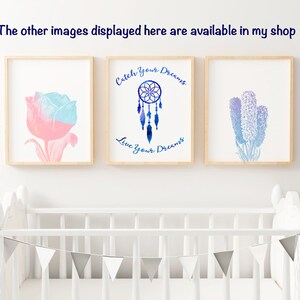 Printed and Posted to You ANY Printable from SheByTheSeaShop. Printable artwork physical print. Professionally printed and shipped direct. image 2