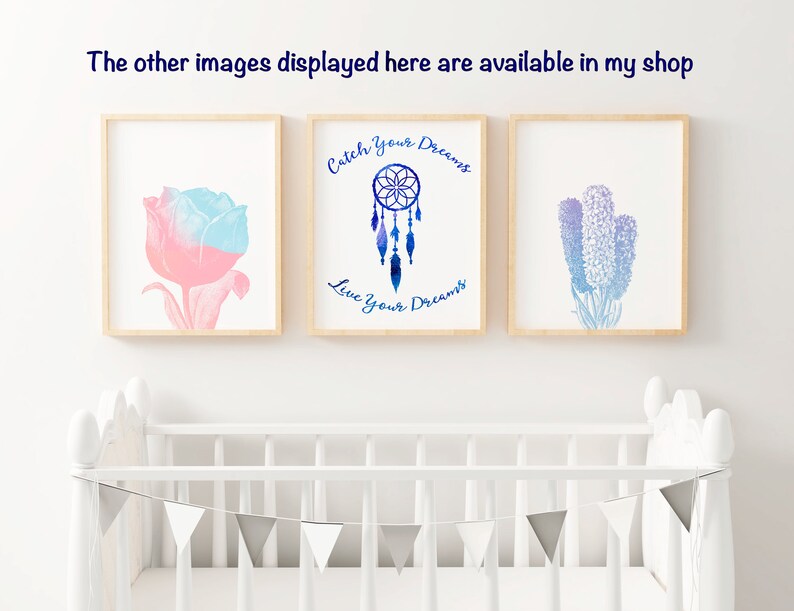 Printed and Posted to You ANY Printable from SheByTheSeaShop. Printable artwork physical print. Professionally printed and shipped direct. image 2