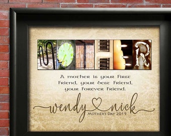 Mother Gift from Daughter Personalized Birthday greetings for Mom from Son Mothers Day Mums