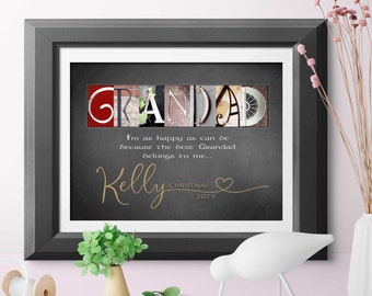 Grandad Gifts for Granddad, Xmas Gift, Fathers Day, Grandfather Gift, Only the best dads get promoted to Grandad Personalized CUSTOM DIGITAL