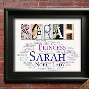 Custom Name Gift Sadie  Sabrina Samantha Sara Sarah Sarai Scarlett Savannah Serenity Serena S & many more DIGITAL Printable over 3000 Names