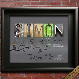2025 Graduation Gifts High School Graduate Gift For Her Him Sons Graduation Sign Daughter Niece Nephew Grandson Class of 2025 DIGITAL