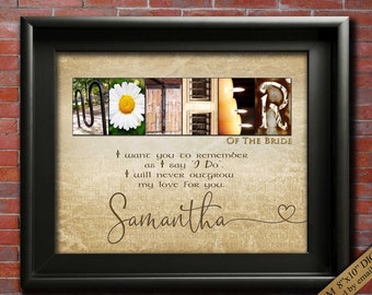 Mother of the Bride Gift from Daughter Wedding Day Gift for Mother of Bride Gifts for Mum Gift to Mom from Bride Personalized DIGITAL