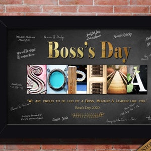 Gift For Boss Day 2024, Boss's Day Gift Ideas Personalized Boss Gift Custom Digital Printable