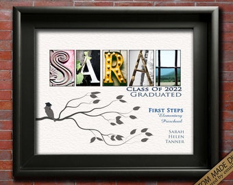 Kindergarten Graduation Gift 2026 Preschool Graduate Gifts For Girl Boy Personalized Graduate Wall Art