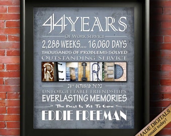 Personalized Retirement Gifts, Retirement Gift For Women Thank You Gifts For Coworker, Retirement Gift For Men, Leaving Gifts CUSTOM DIGITAL