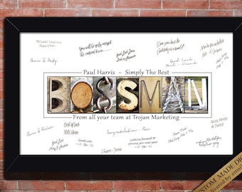 Boss Man Gift Boss Gifts for Men Boss Gift for Office Boss Gift Ideas for Birthday 2024 Boss Day Leaving Retirement Farewell from Coworkers