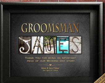 Groomsman Gift Best-Man Proposal Gifts Will you be my Page Boy One-of-a-kind Ideas