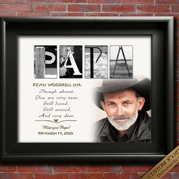 Loss of Father, In Memory of Dad Bereavement Gift, Sympathy Gift loss of Father, CUSTOM DIGITAL