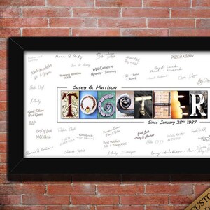 Together guest book printable