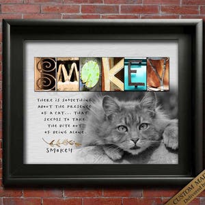Haustier Verlust Katzen Geschenk für Freund Katze Geschenk für Papa Katze Poster Katze Kunstdruck Katzengeschenk für Schwester Individuell druckbares digitales Produkt