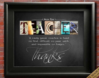 Teacher Gift Idea Personalized Teacher Appreciation week Gift Special Education Teacher Card for art Teacher College CUSTOM Print DIGITAL