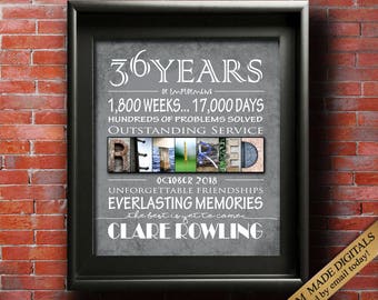 Personalized Retirement Gifts Gift For Women Thank You Coworker Men Leaving