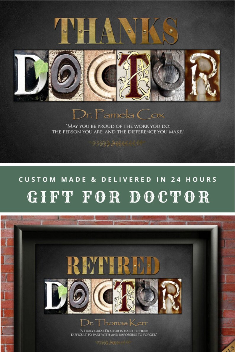 Personalized Doctor Gift Ideas Doctor Retirement Gift Doctor Etsy